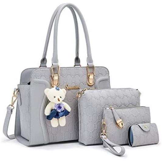 ladies hand bags with many pieces